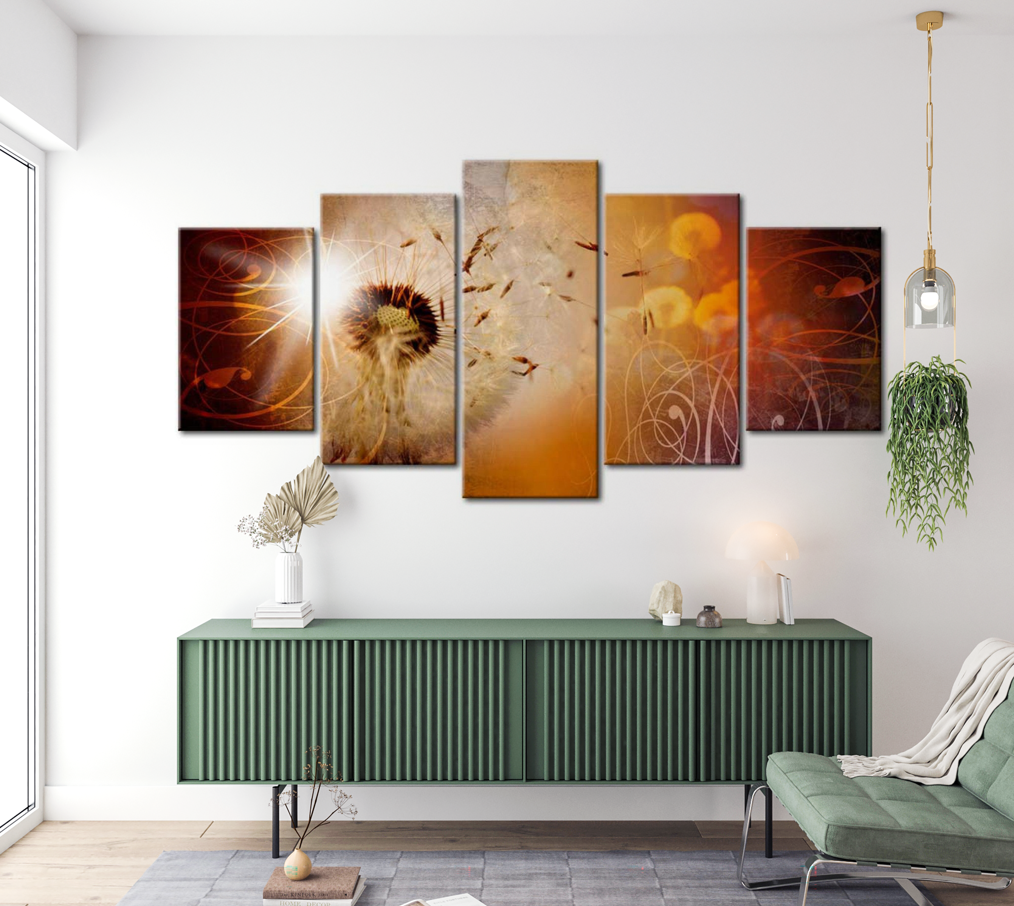 Stretched Canvas Floral Art - Guardian Of Summer 40"Wx20"H