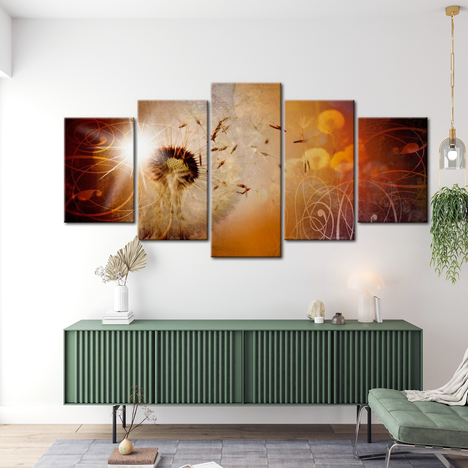 Stretched Canvas Floral Art - Guardian Of Summer 40"Wx20"H