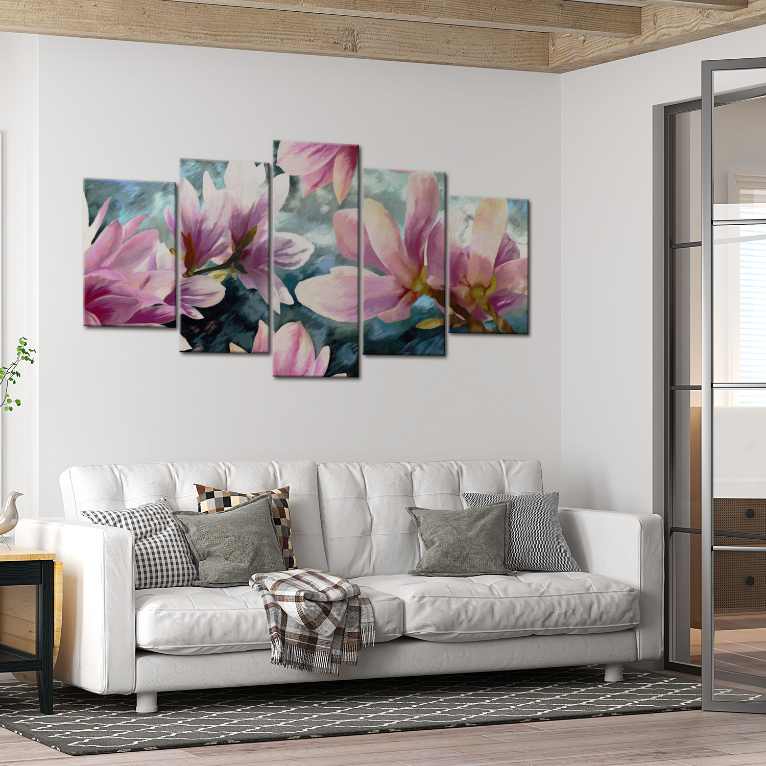 Stretched Canvas Floral Art - Song Without Words 40"Wx20"H