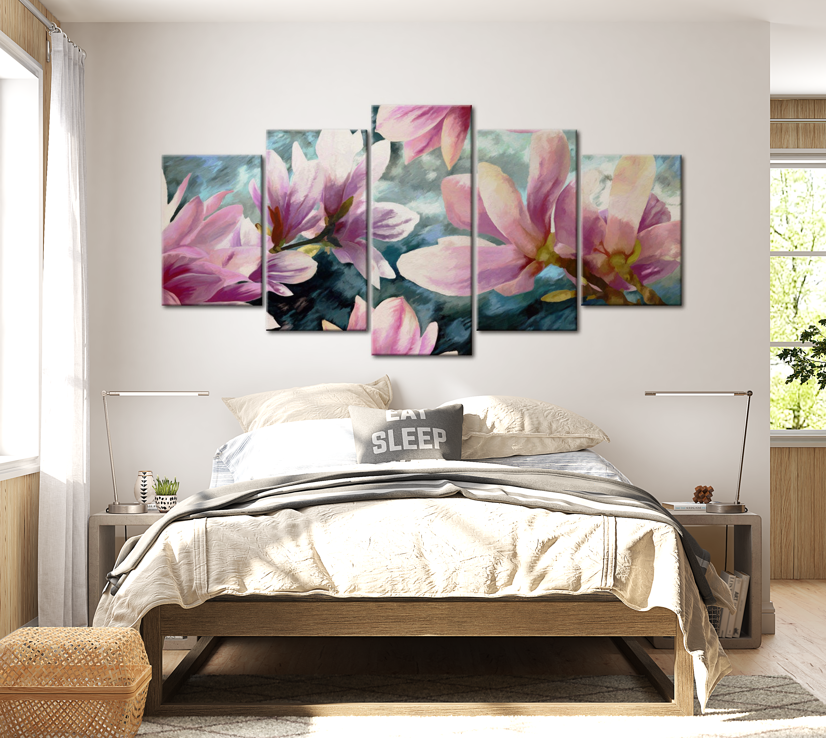 Stretched Canvas Floral Art - Song Without Words 40"Wx20"H