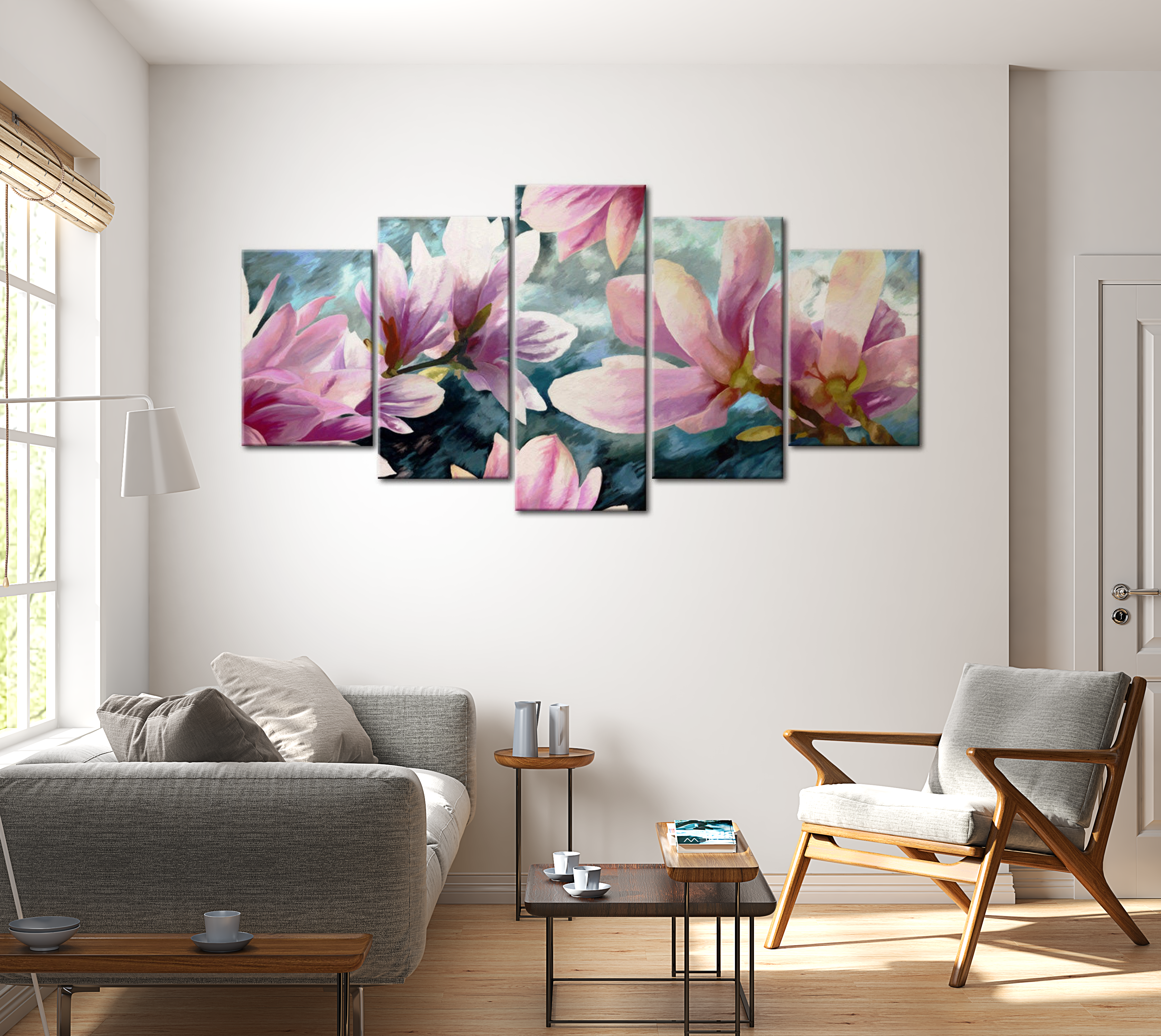 Stretched Canvas Floral Art - Song Without Words 40"Wx20"H