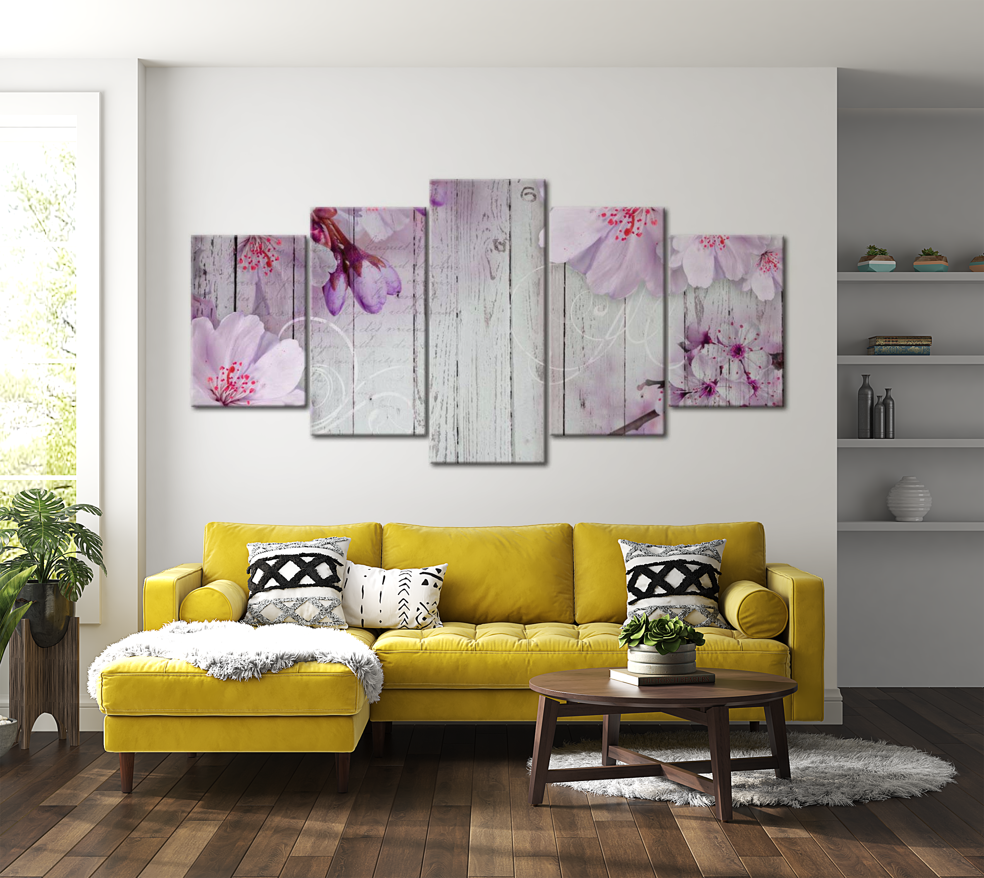 Stretched Canvas Floral Art - Fleeting Moments 40"Wx20"H