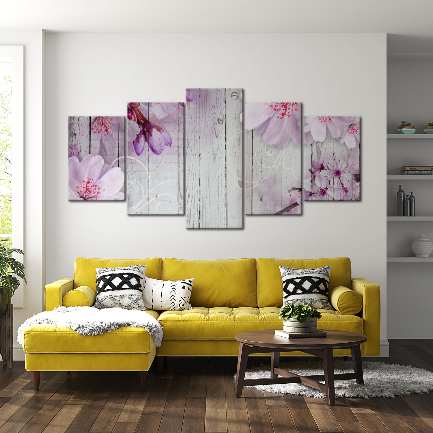Stretched Canvas Floral Art - Fleeting Moments 40"Wx20"H