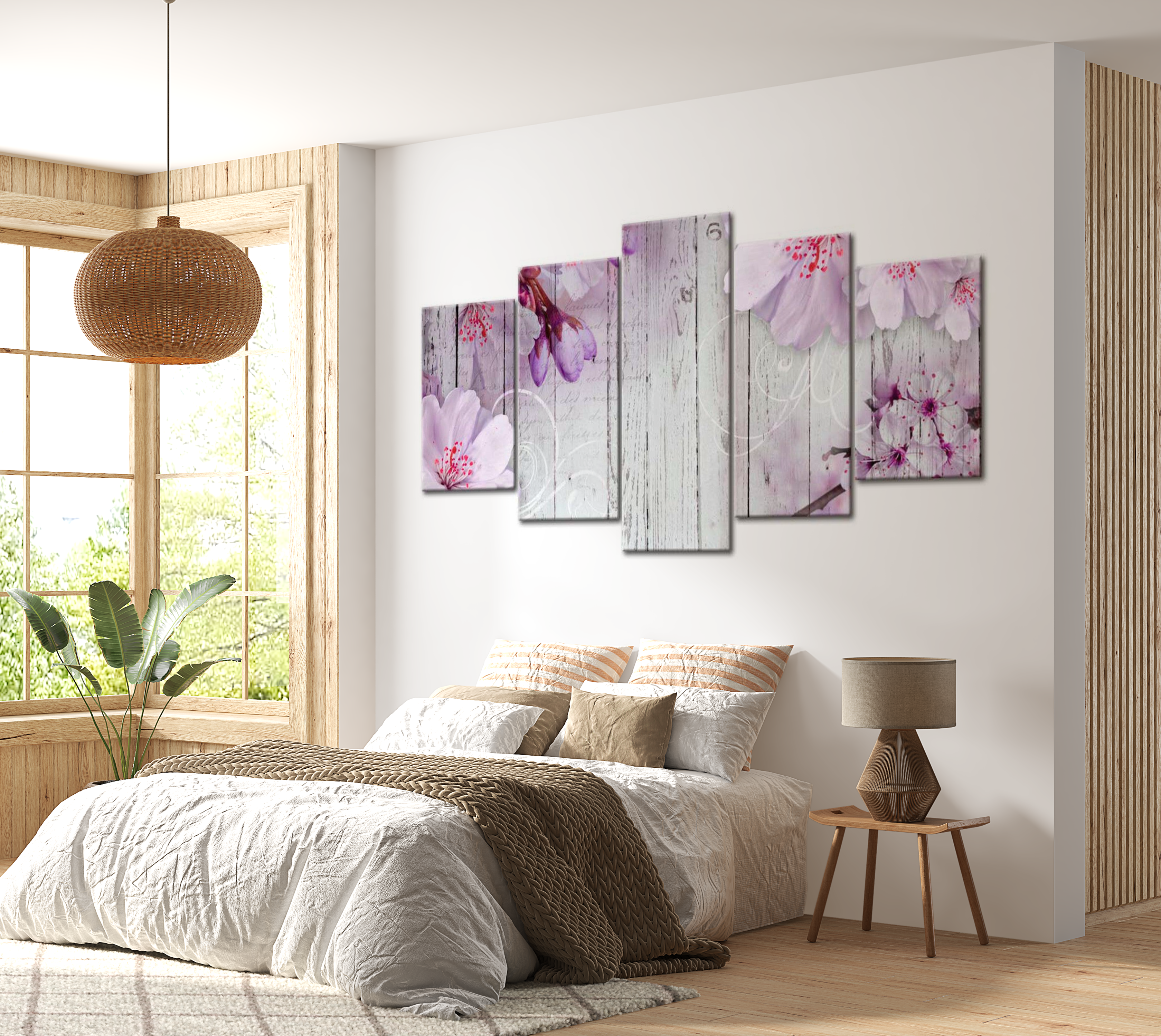 Stretched Canvas Floral Art - Fleeting Moments 40"Wx20"H