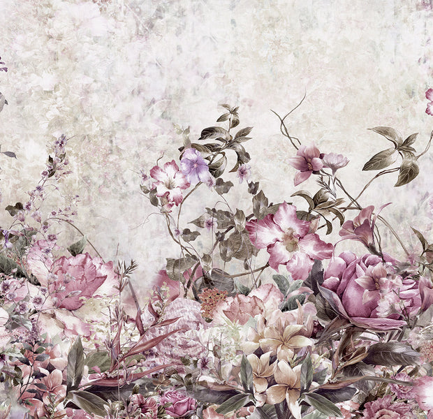 Floral Wallpaper Wall Mural - Floral Meadow