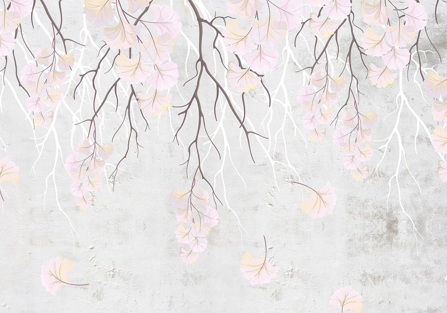 Floral Wallpaper Wall Mural - Mysterious Plants