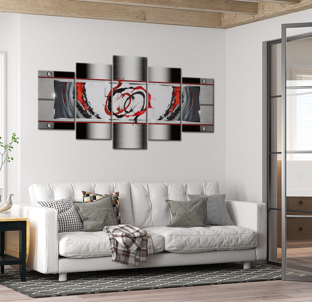 Glam Canvas Wall Art - Abstract Vision - 5 Pieces