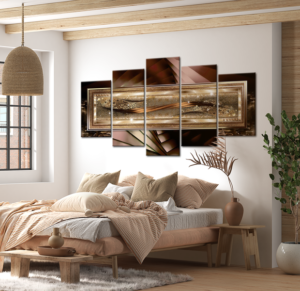 Glam Canvas Wall Art - Abstract Vision - 5 Pieces
