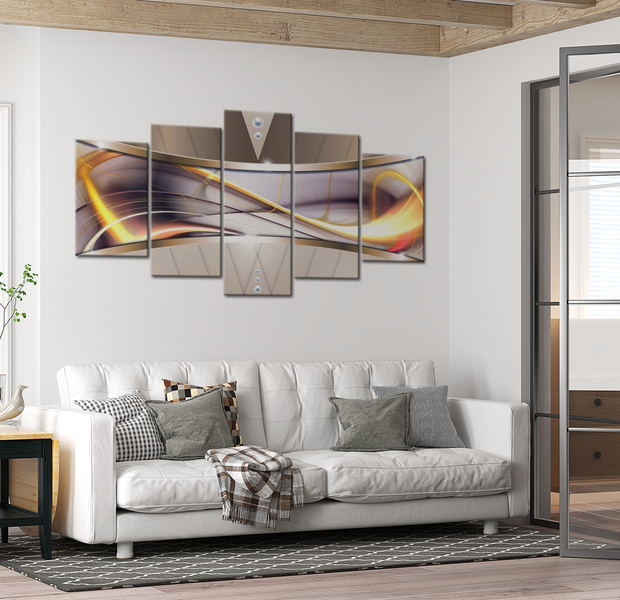 Glam Canvas Wall Art - Big Improvisation - 5 Pieces