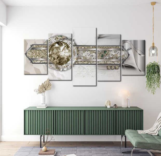 Glam Canvas Wall Art - Champagne Wishes - 5 Pieces