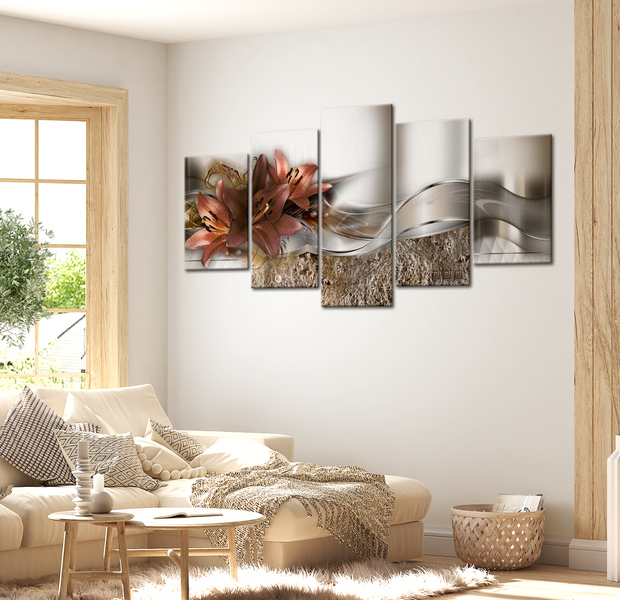 Glam Canvas Wall Art - Cosmic Botanica - 5 Pieces