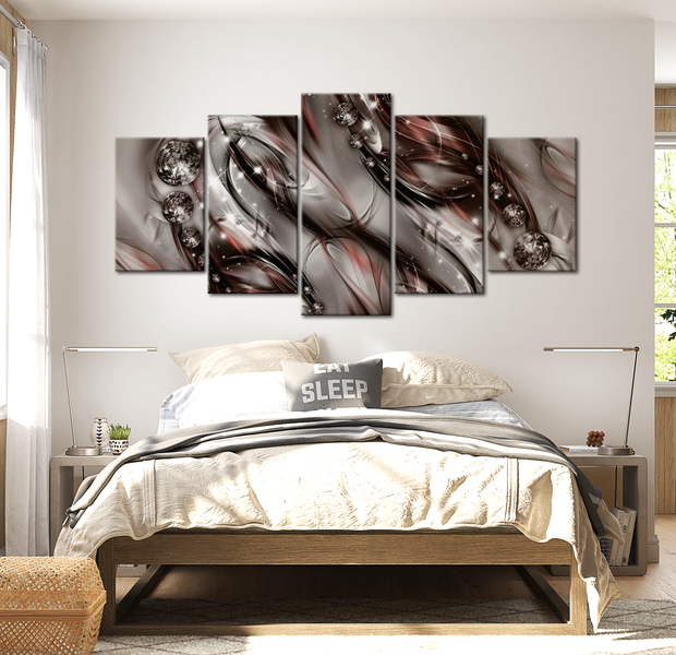 Glam Canvas Wall Art - Cosmic Dust - 5 Pieces