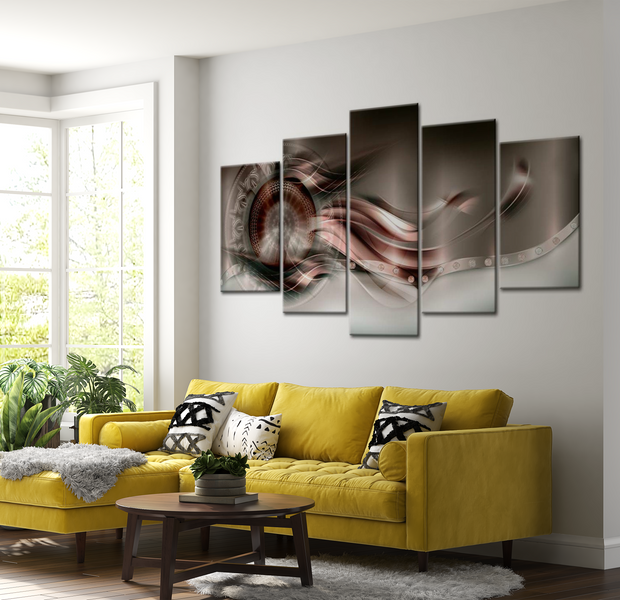 Glam Canvas Wall Art - Dance Of Energy - 5 Pieces