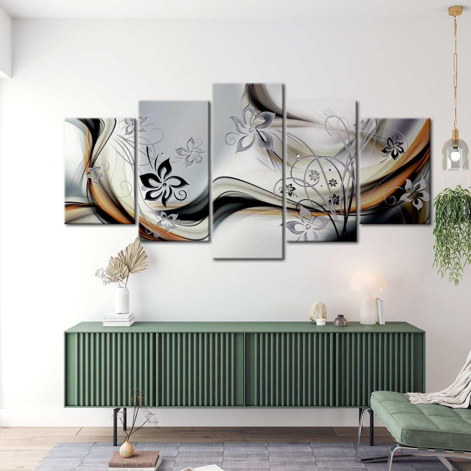 Stretched Canvas Glamour Art - Dance Of Lightness 40"Wx20"H