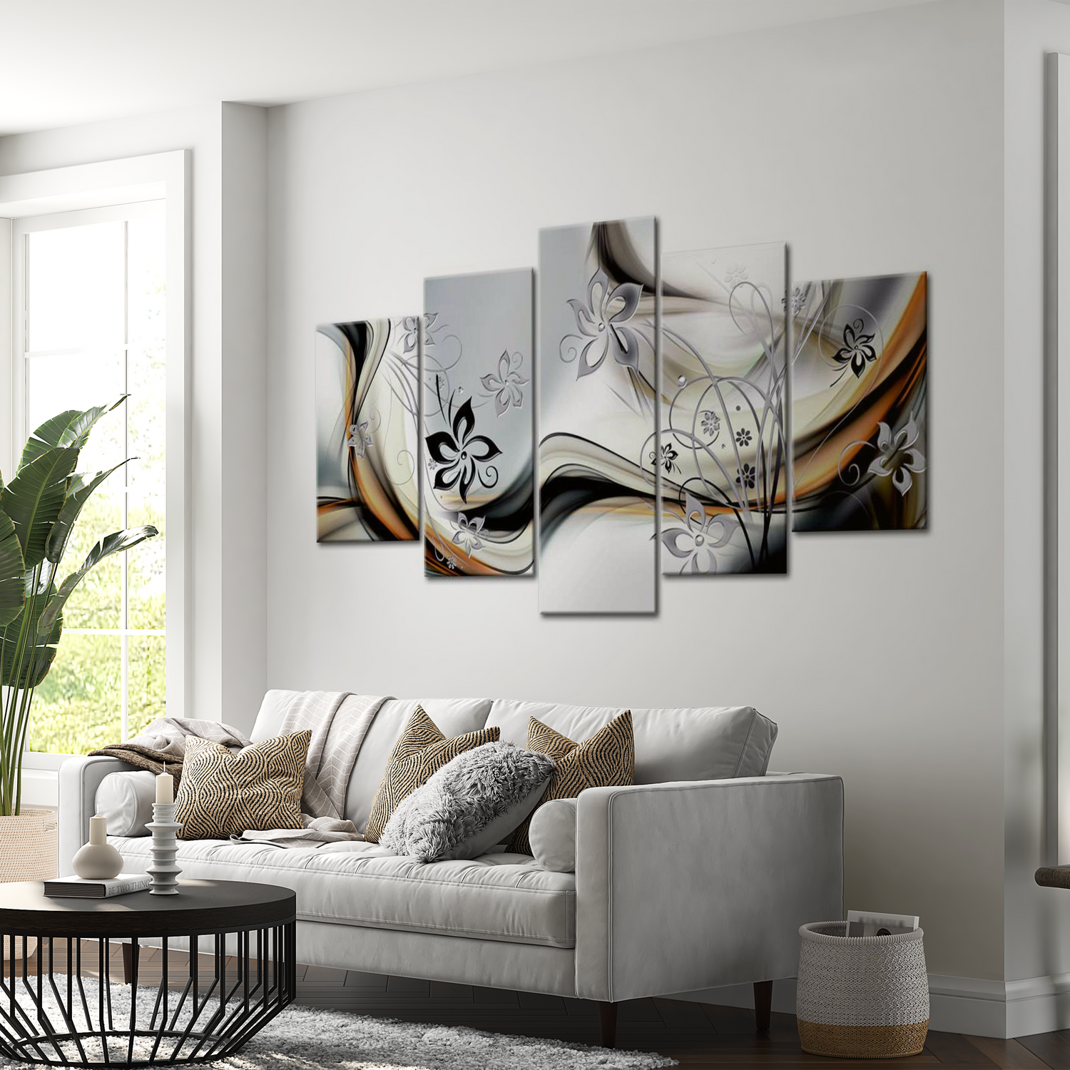 Stretched Canvas Glamour Art - Dance Of Lightness 40"Wx20"H