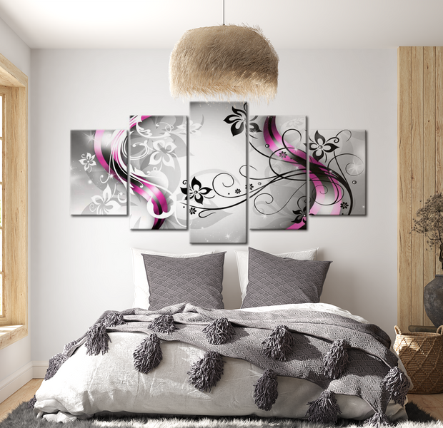 Glam Canvas Wall Art - Delicate Elegance - 5 Pieces