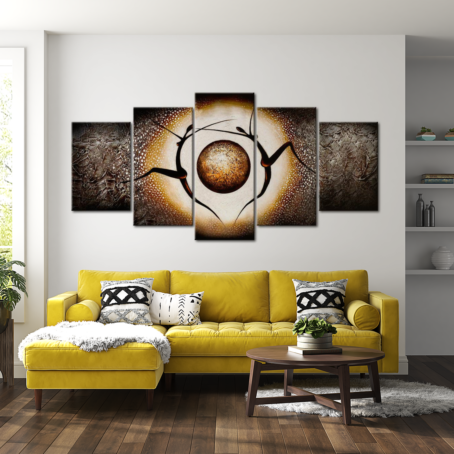 Stretched Canvas Glamour Art - In Honor Of The Earth 40"Wx20"H
