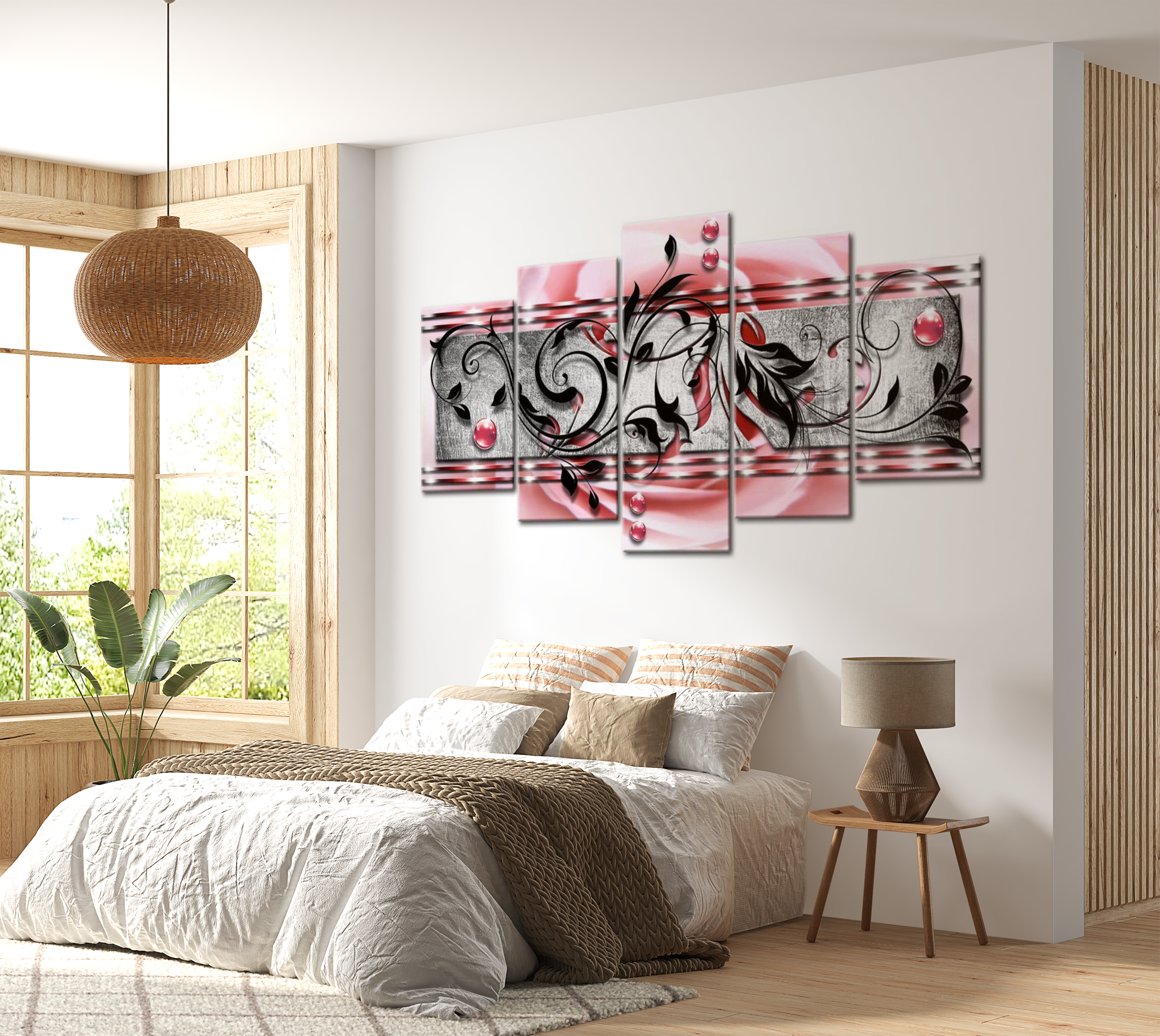 Glam Canvas Wall Art - Emphasis - 5 Pieces