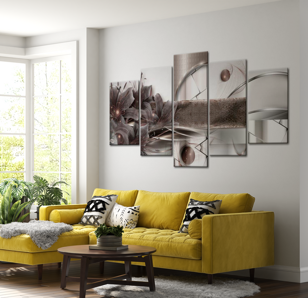 Glam Canvas Wall Art - Energy Of Space - 5 Pieces