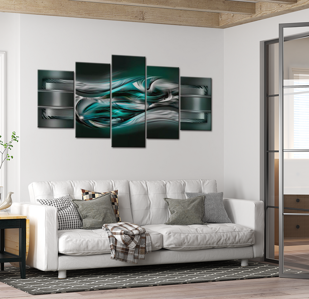 Glam Canvas Wall Art - Ethereal Echoes - 5 Pieces