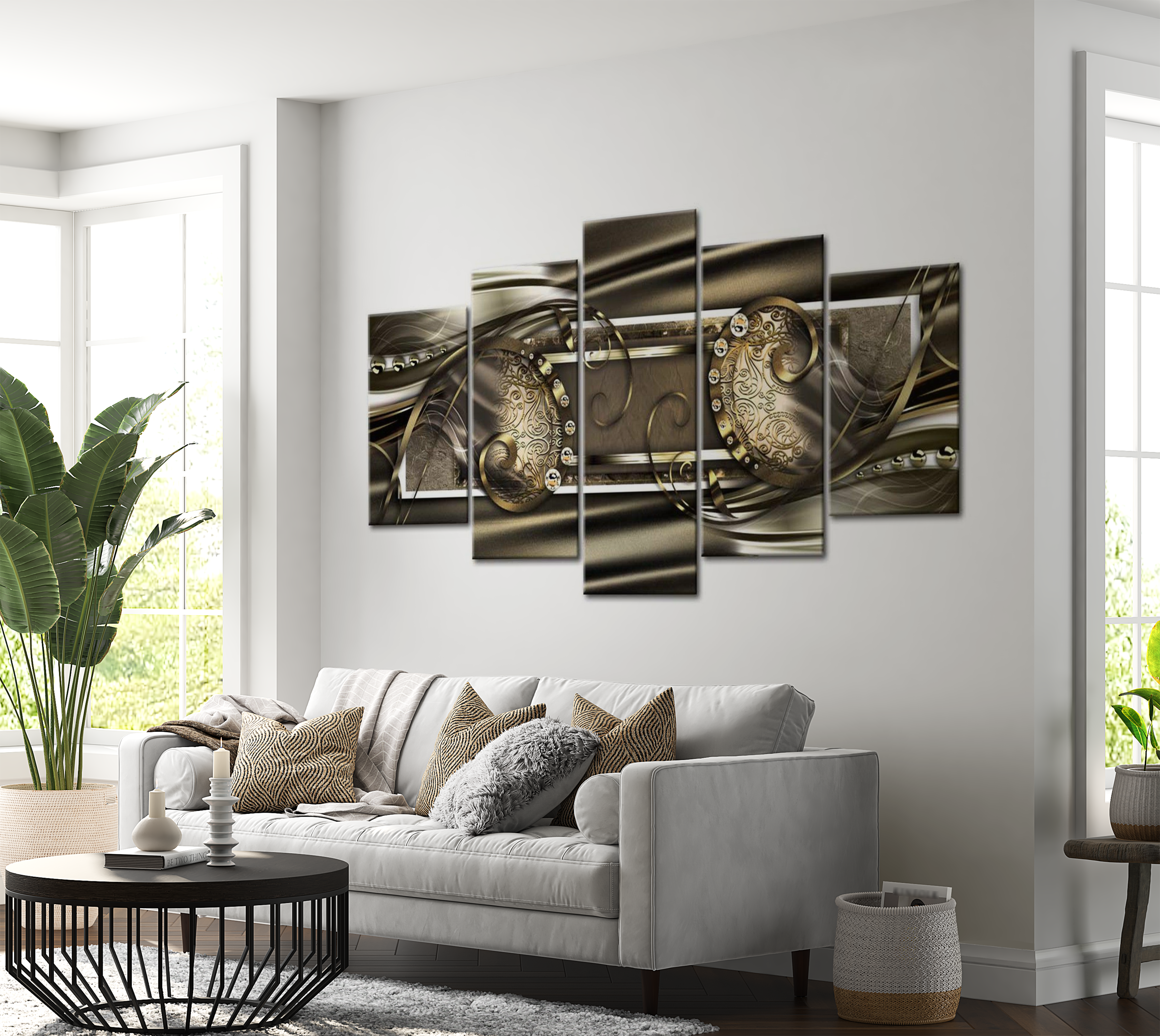 Glam Canvas Wall Art - Exquisite Night - 5 Pieces