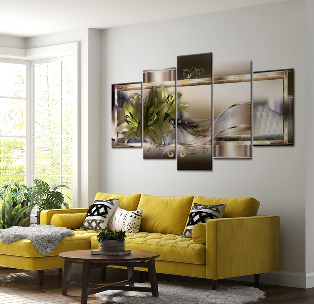 Glam Canvas Wall Art - Frame Of Beauty - 5 Pieces