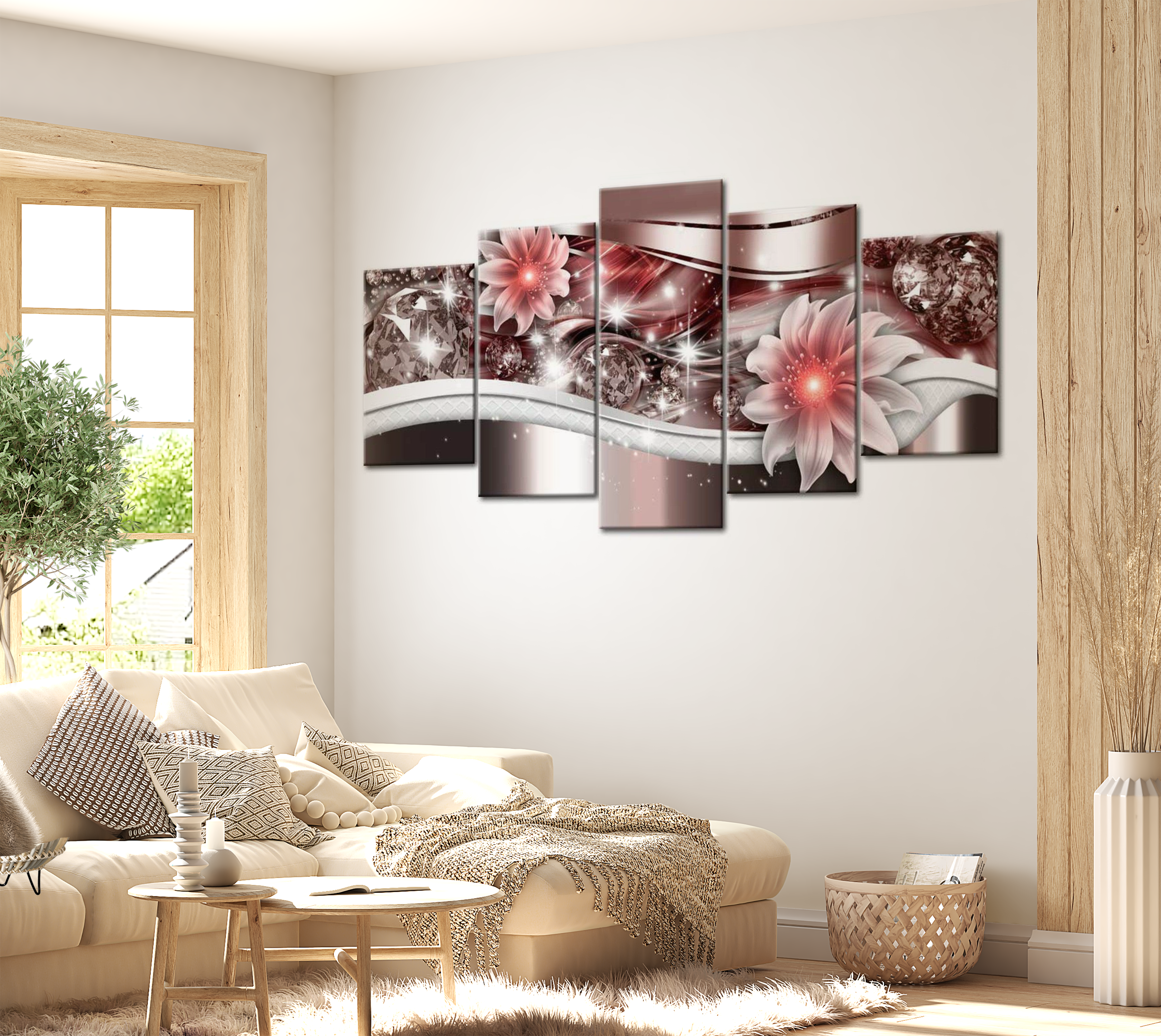 Glam Canvas Wall Art - Glamour Evening - 5 Pieces