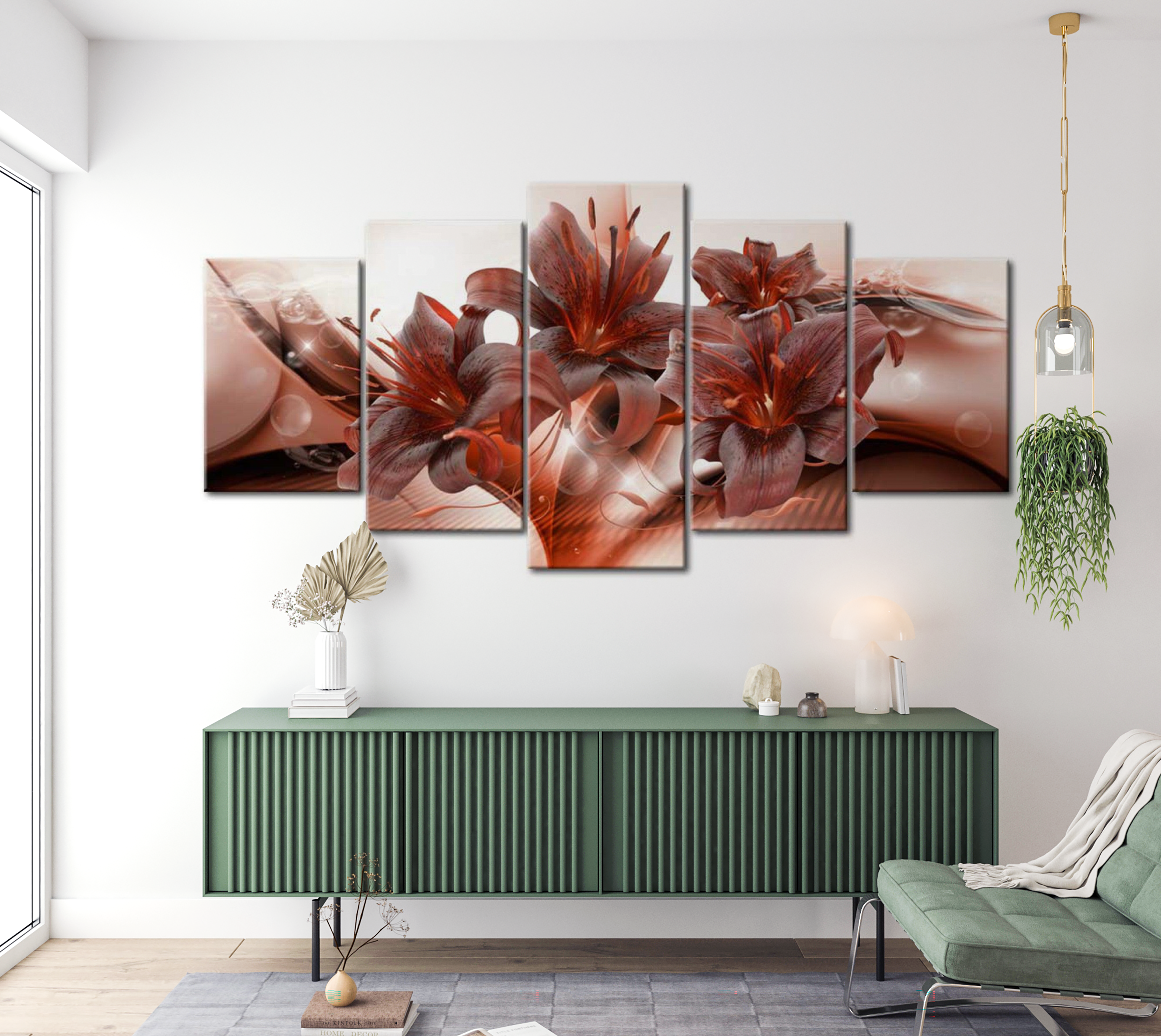 Stretched Canvas Glamour Art - Heat Of Passion 40"Wx20"H