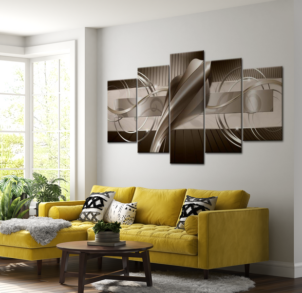 Glam Canvas Wall Art - Majestic Melody - 5 Pieces