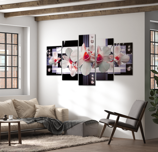 Glam Canvas Wall Art - Modern Brilliance - 5 Pieces