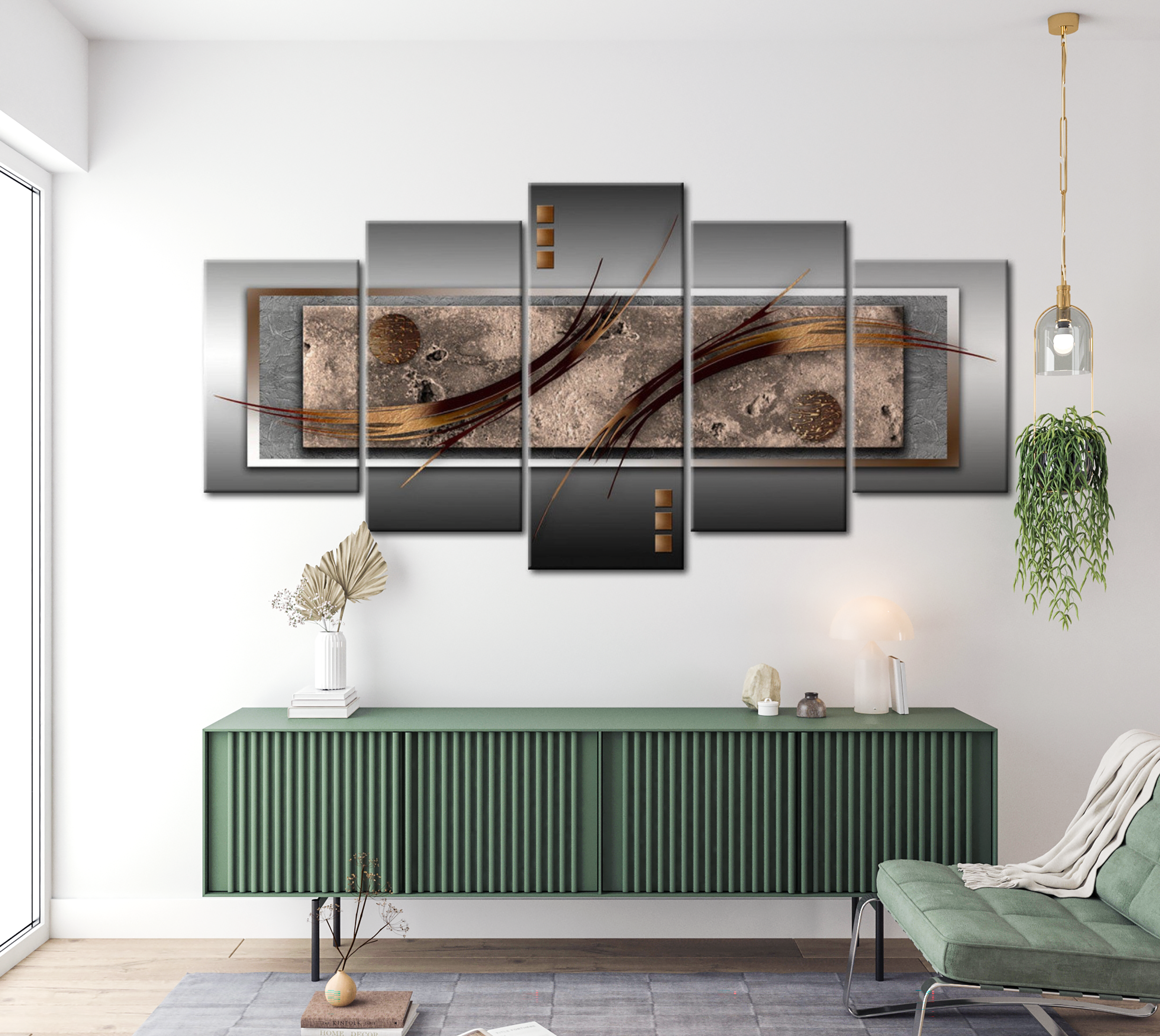 Stretched Canvas Glamour Art - Modern Chic 40"Wx20"H