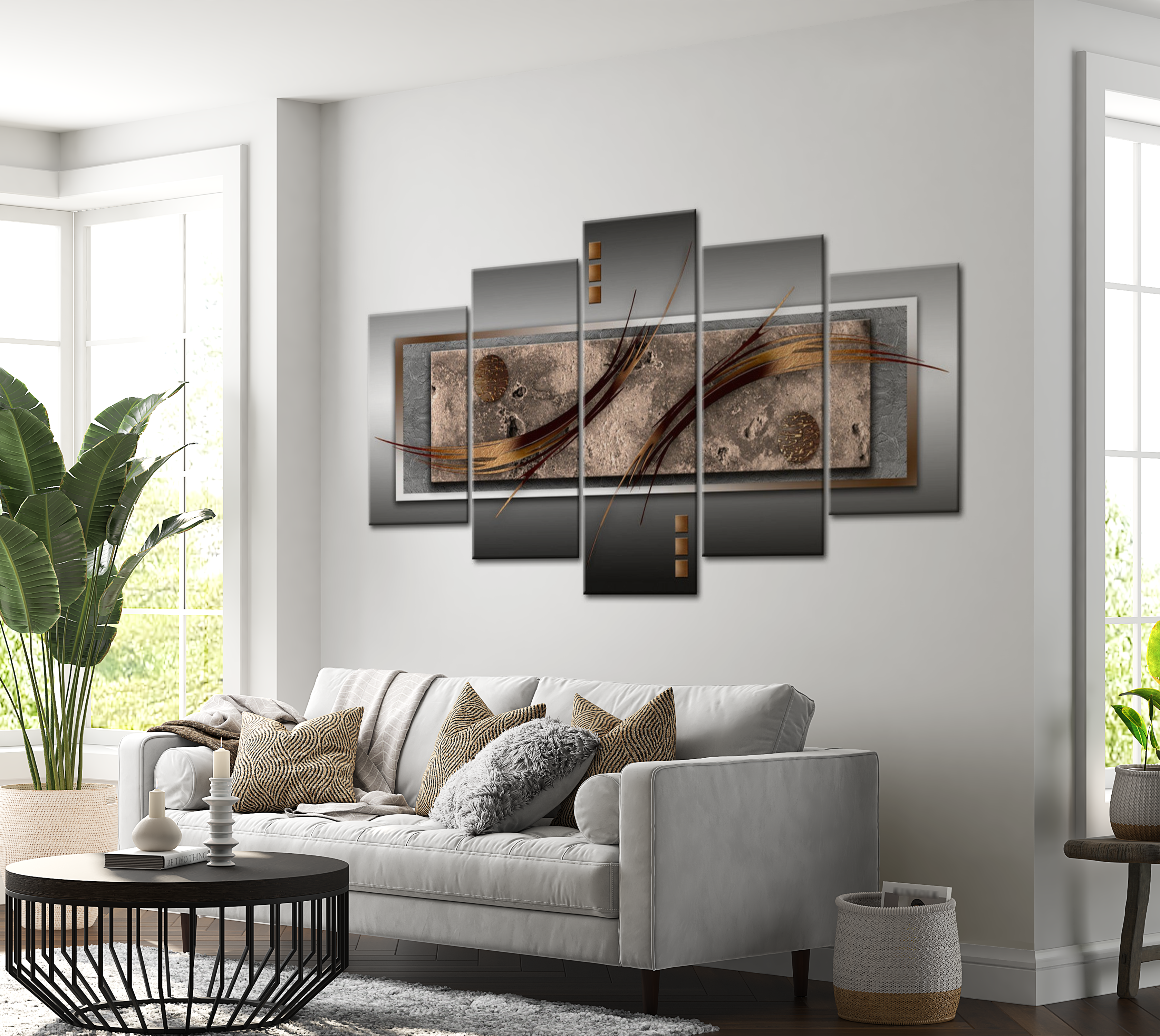 Stretched Canvas Glamour Art - Modern Chic 40"Wx20"H