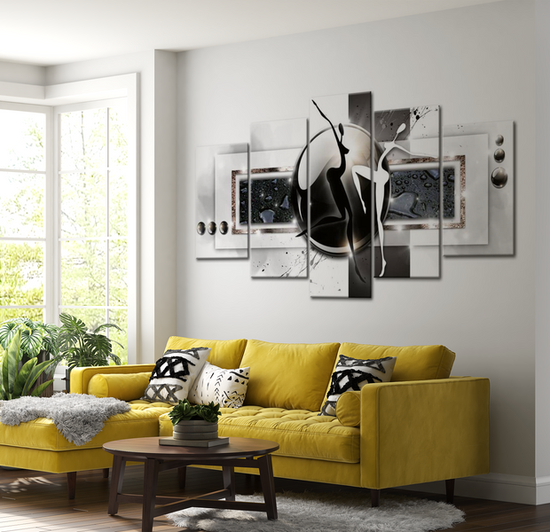 Glam Canvas Wall Art - Modern Dance - 5 Pieces