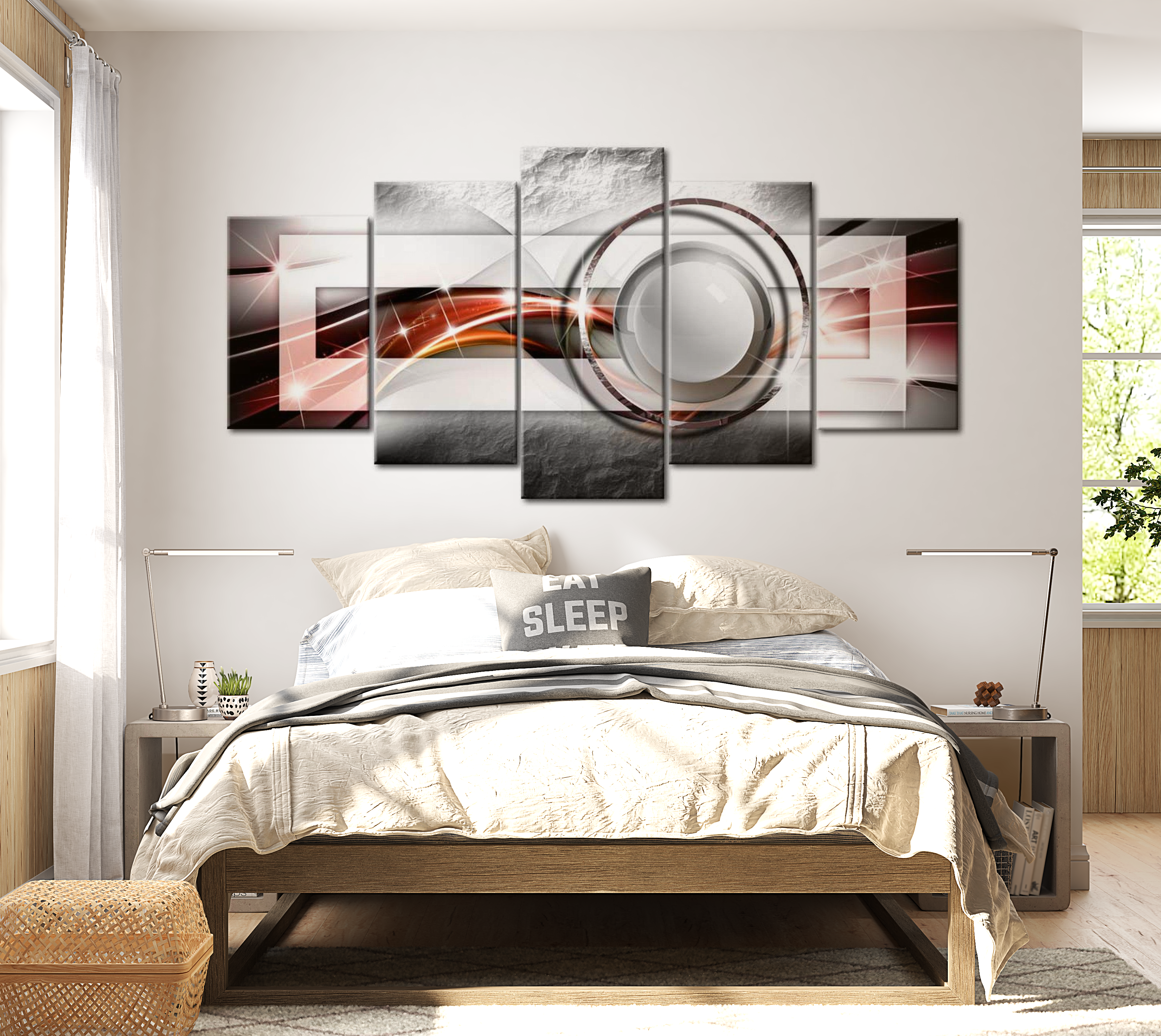 Glam Canvas Wall Art - Modern Look - 5 Pieces