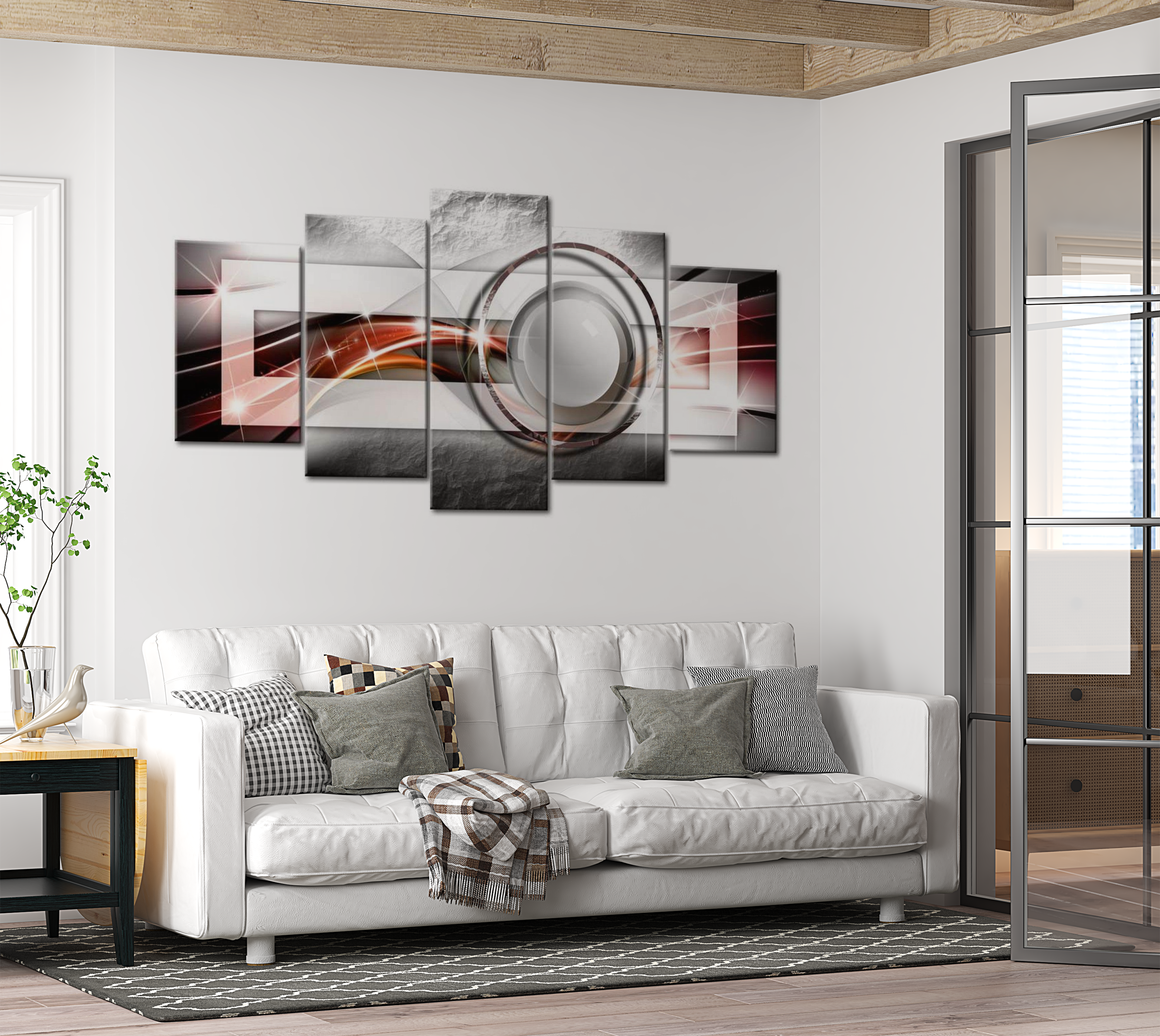 Stretched Canvas Glamour Art - Modern Look 40"Wx20"H