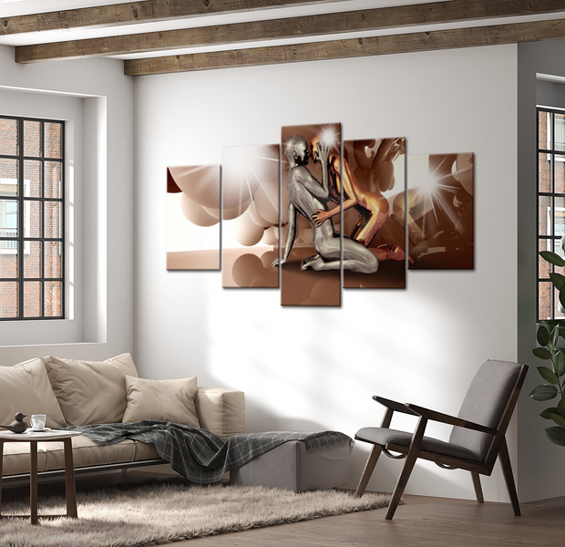 Glam Canvas Wall Art - Moon Lovers - 5 Pieces