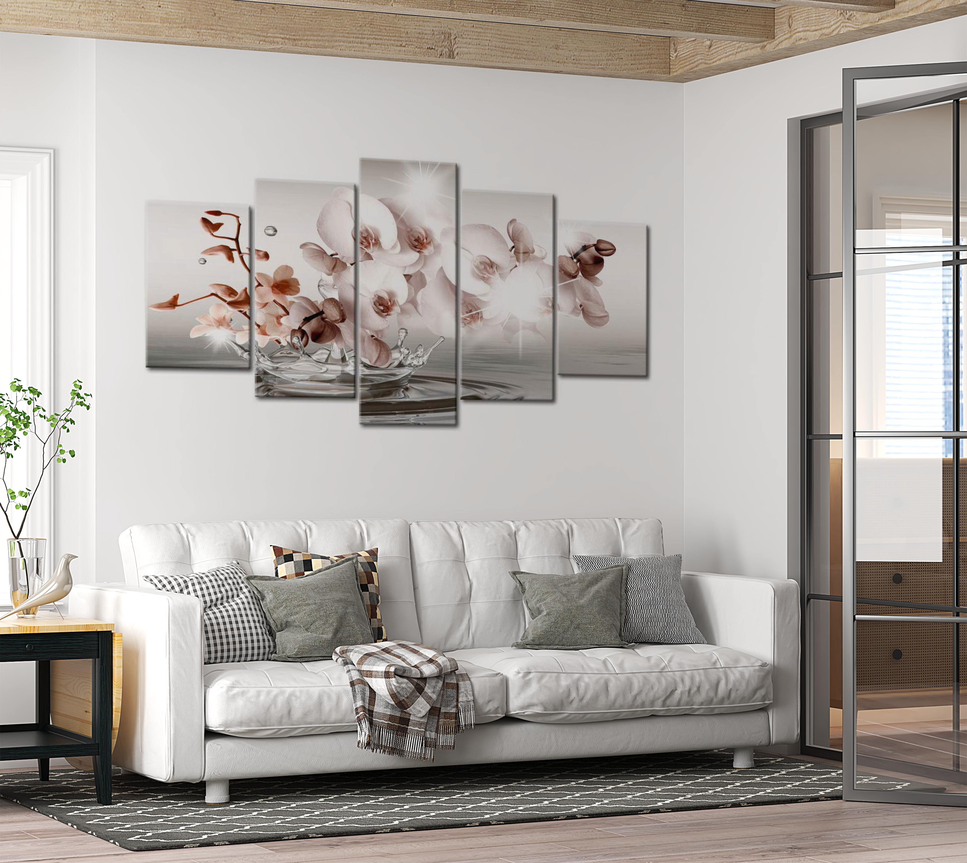 Glam Canvas Wall Art - Morning Sonata - 5 Pieces