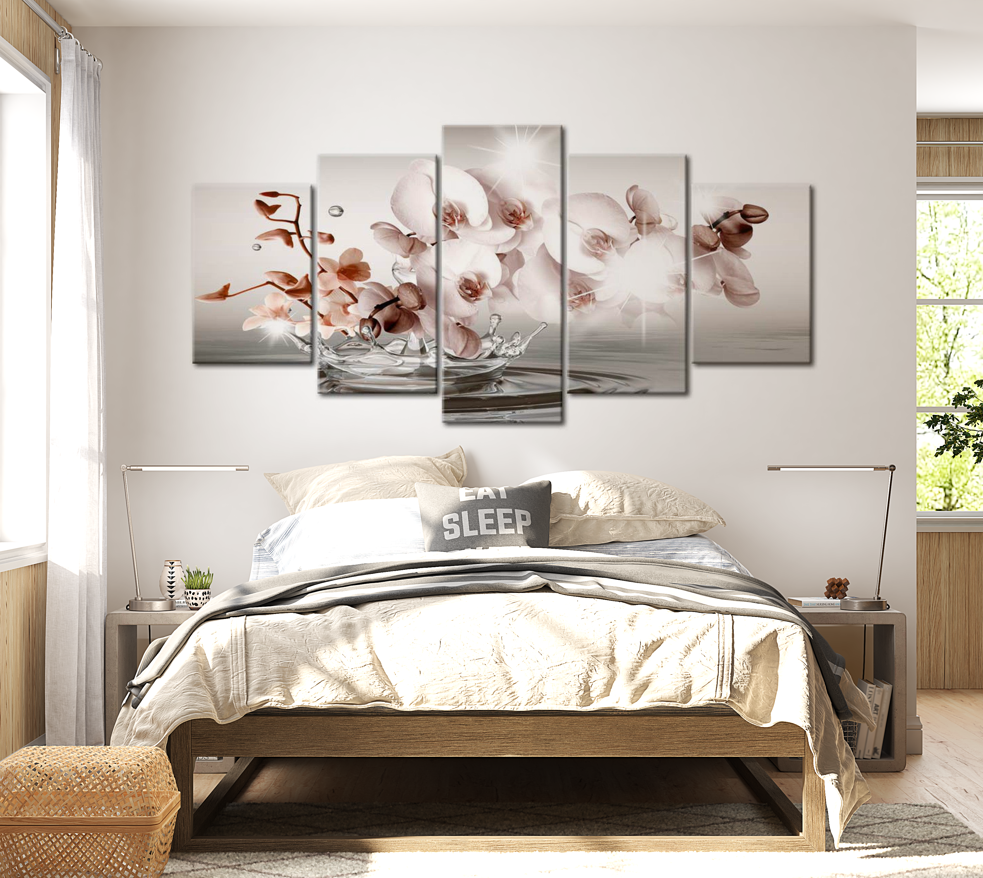 Stretched Canvas Glamour Art - Morning Sonata 40"Wx20"H