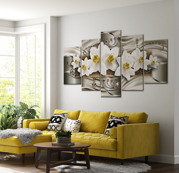 Glam Canvas Wall Art - Narcissi - 5 Pieces