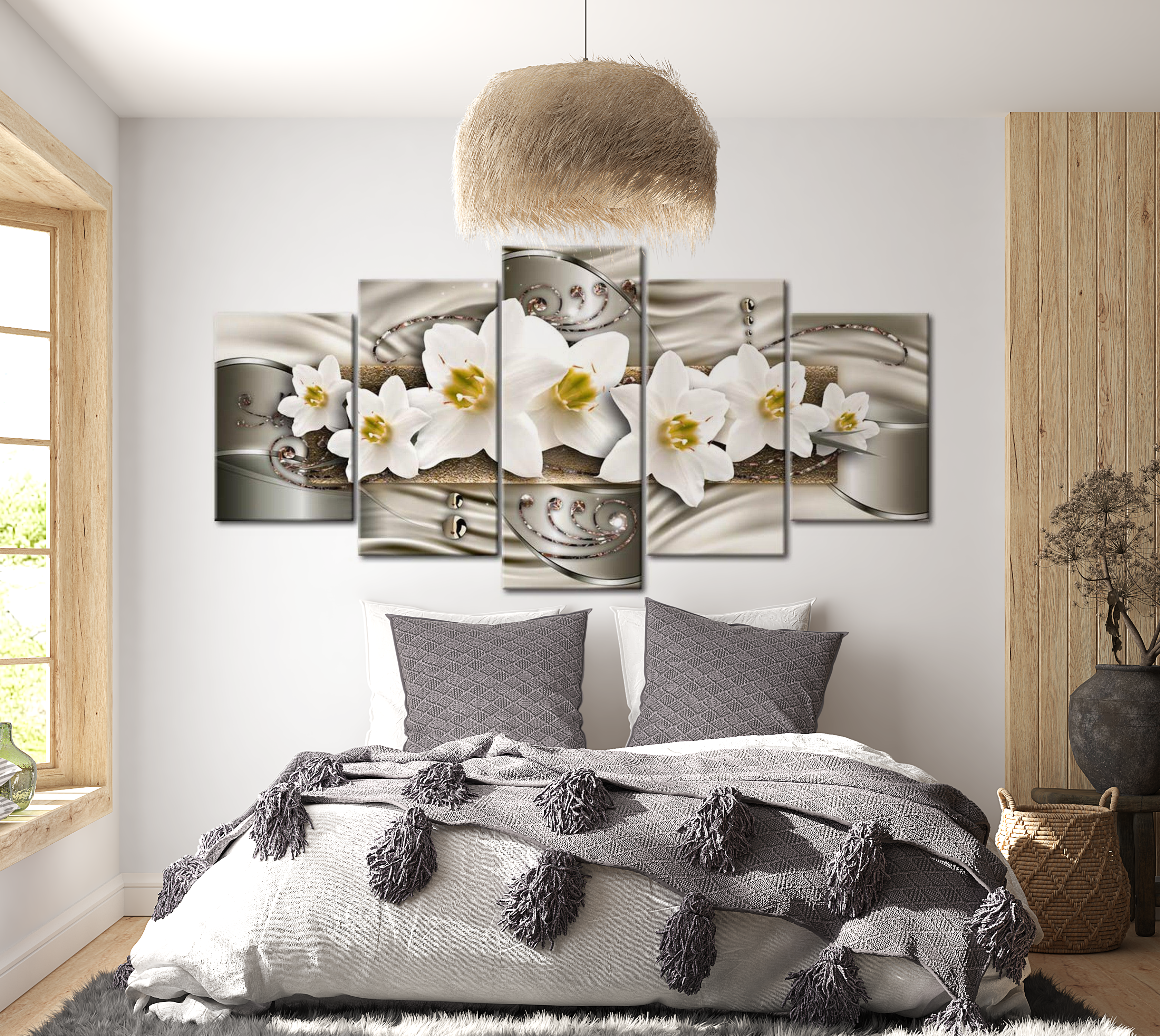 Stretched Canvas Glamour Art - Narcissi 40"Wx20"H