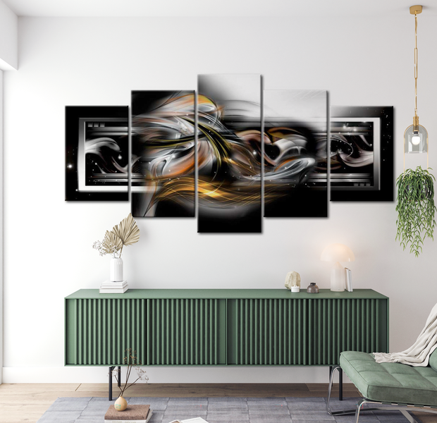 Glam Canvas Wall Art - Night Hug - 5 Pieces