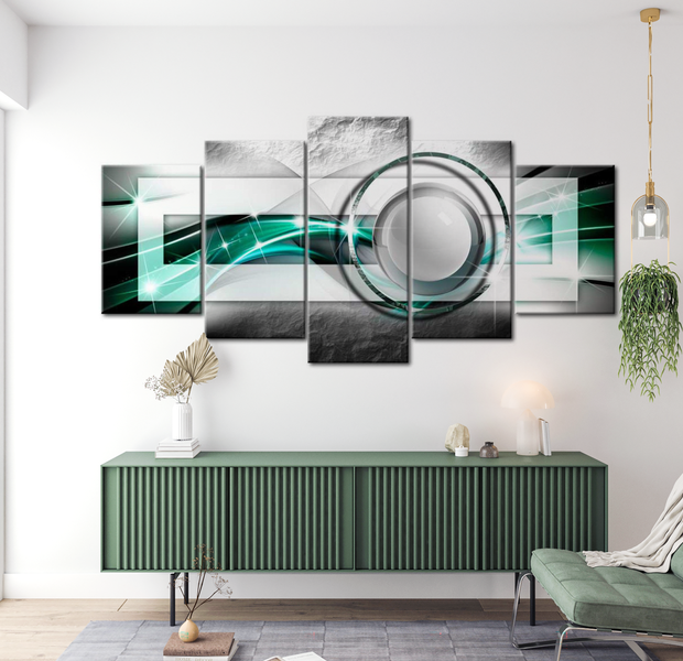 Glam Canvas Wall Art - Radiant Look - 5 Pieces