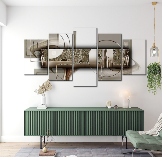 Glam Canvas Wall Art - Radiant Rendezvous - 5 Pieces