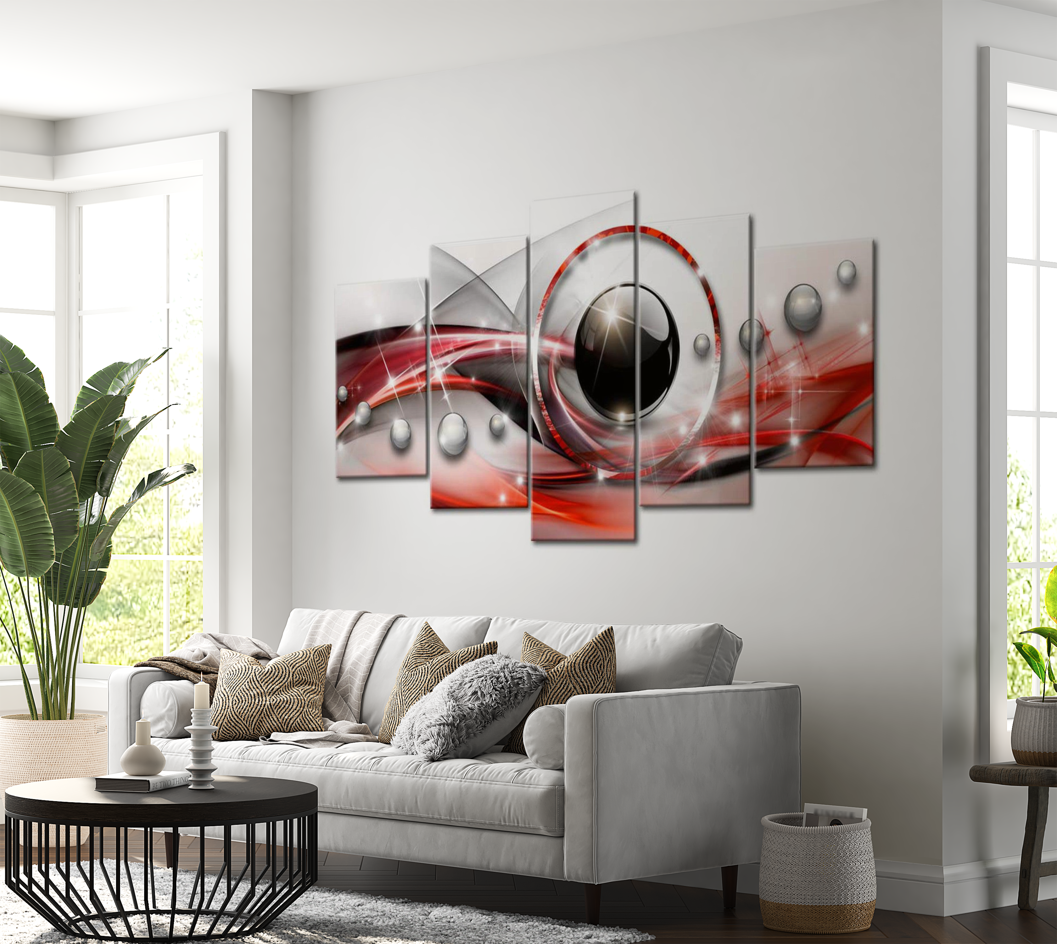 Stretched Canvas Glamour Art - Red Eye 40"Wx20"H