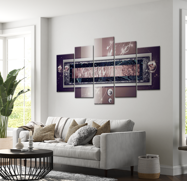 Glam Canvas Wall Art - Royal Midnight - 5 Pieces