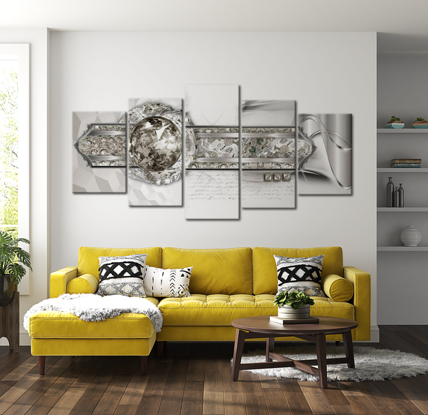 Glam Canvas Wall Art - Secret Diamonds - 5 Pieces