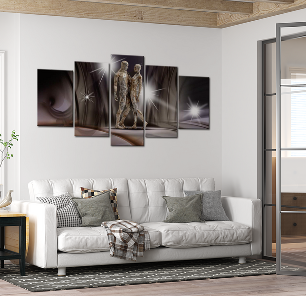 Glam Canvas Wall Art - Secret Rendezvous - 5 Pieces