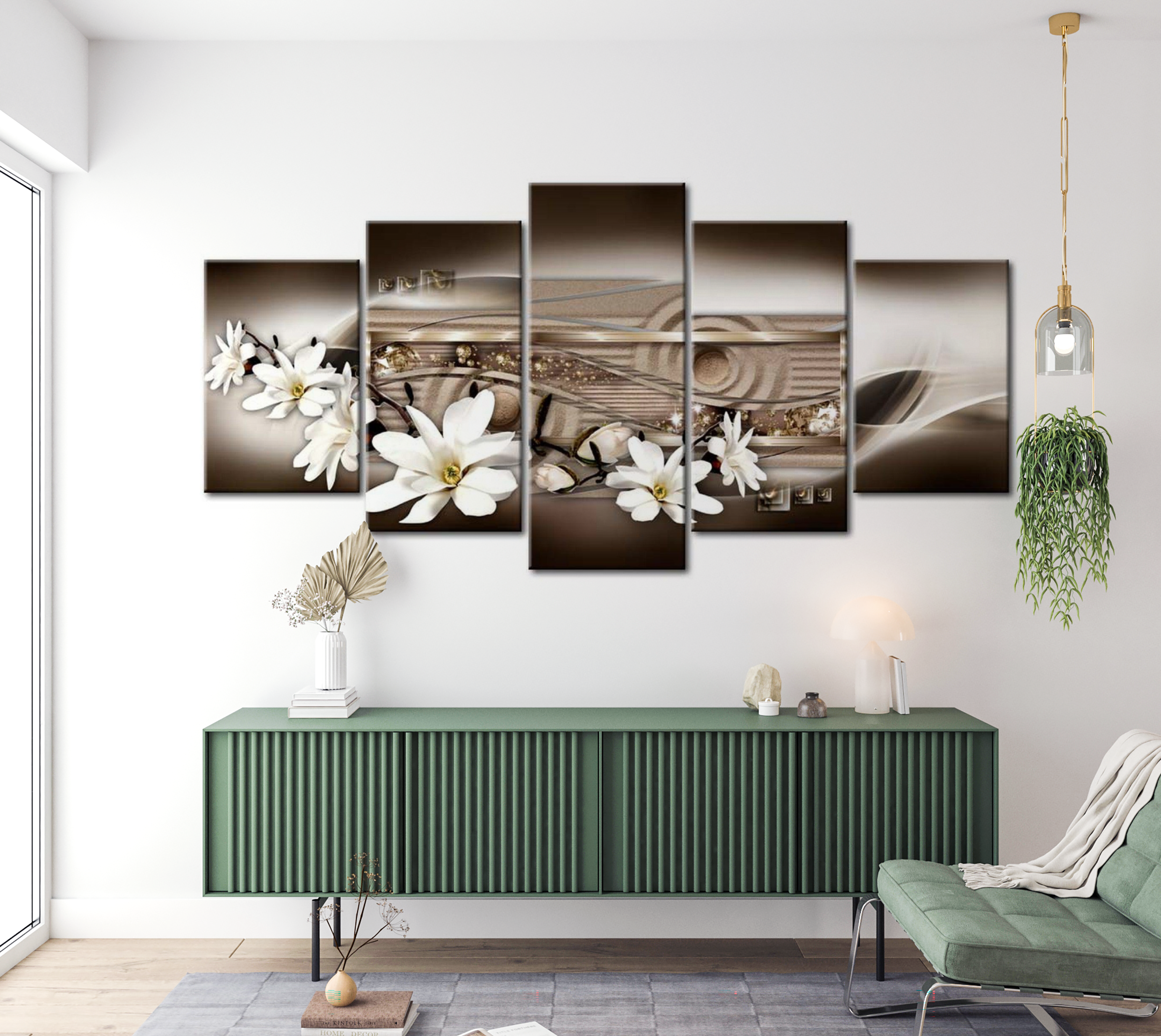 Stretched Canvas Glamour Art - Sensual Bronze 40"Wx20"H