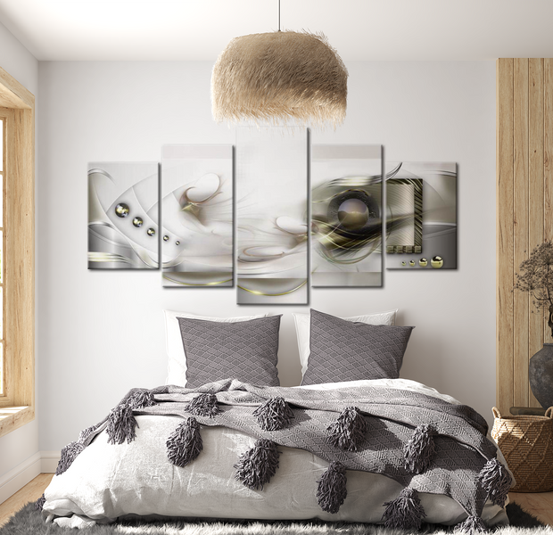 Glam Canvas Wall Art - Silken Symphony - 5 Pieces