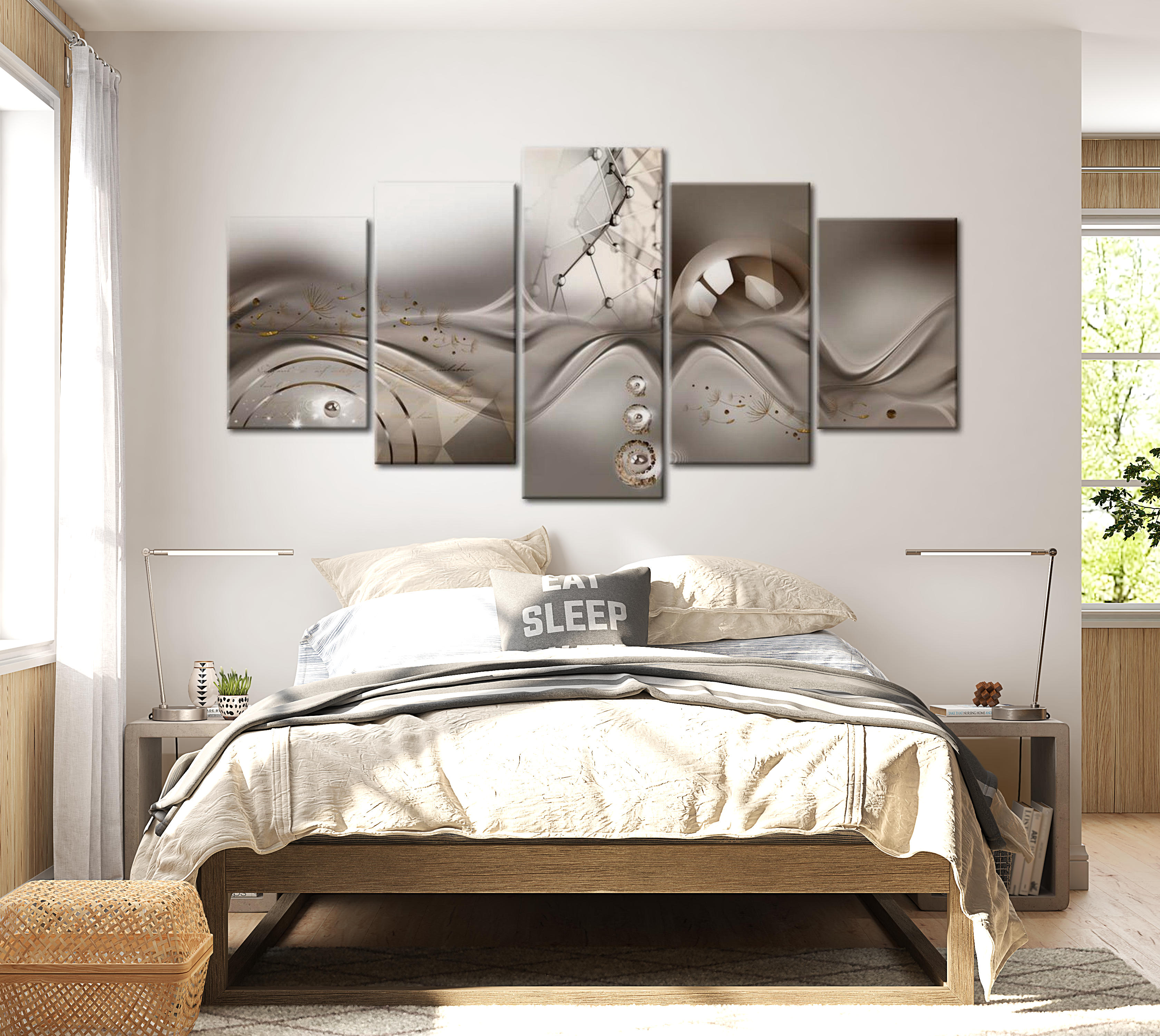 Stretched Canvas Glamour Art - Majesty Of The Symmetry 40"Wx20"H